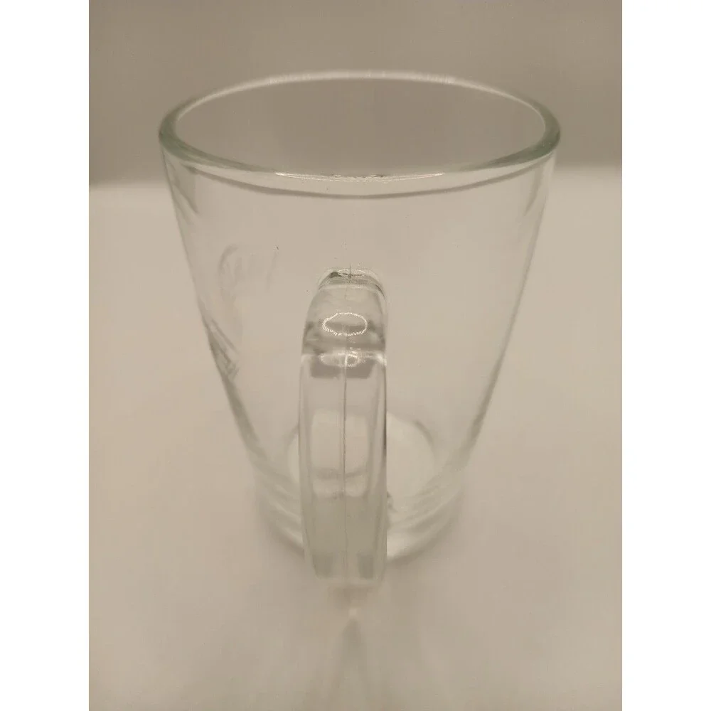 Bailey's Irish Cream Clear Glass Coffee Mug 10 oz EUC